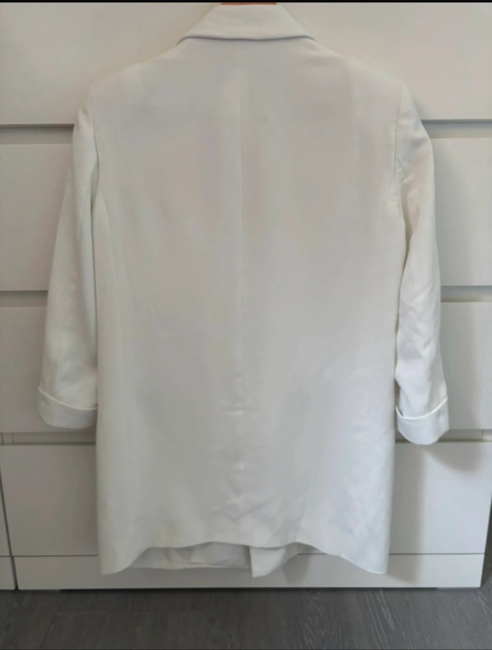 Blazer  fluida Zara blanca talla XS – photo 3